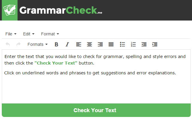 Essay grammar check